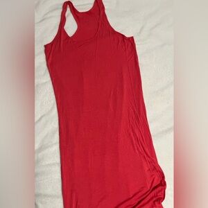 Medium floor length dress